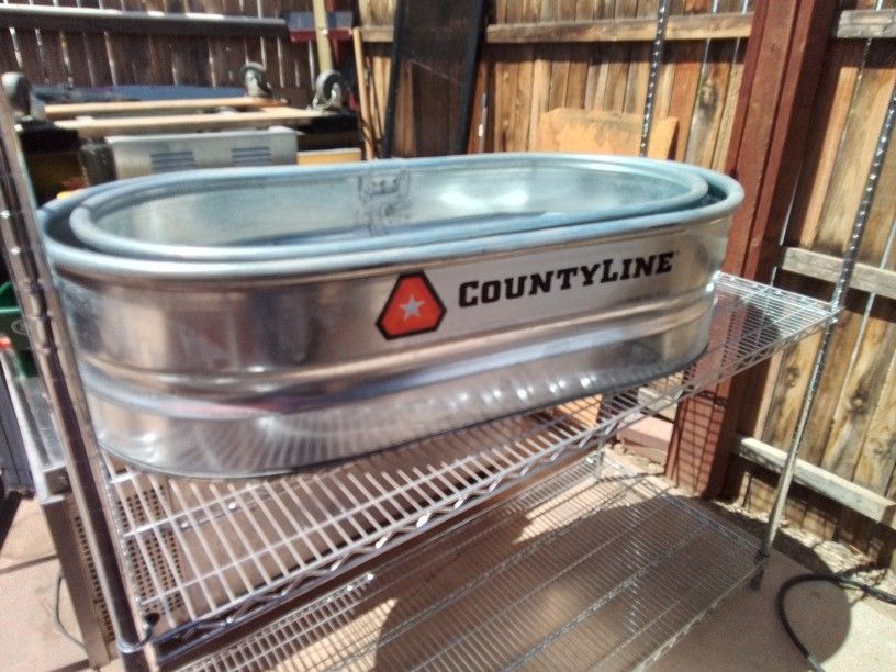Countryline 40gal. Galvanized Stock Ovals *New*