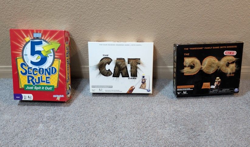 Board Games - $20 Each