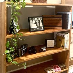 Handmade Solid Wood Bookshelf