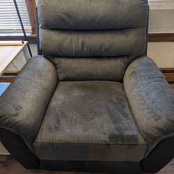 Fabric Recliner Like New 