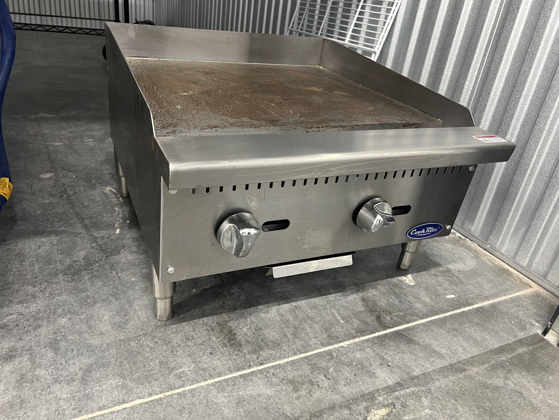 Gas Countertop Griddle 24” Heavy Duty