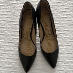 Sam Edelman Black Heels 6.5 Women Point Toe