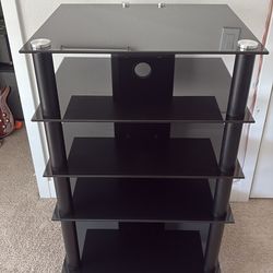 Glass Media Rack/Stand