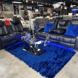 Beautiful Furniture Sofa Loveseat On Sale Now For $1799 Color Blk/ Gray Are Available 