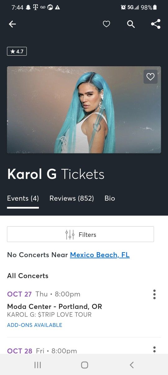 Karol G Concert