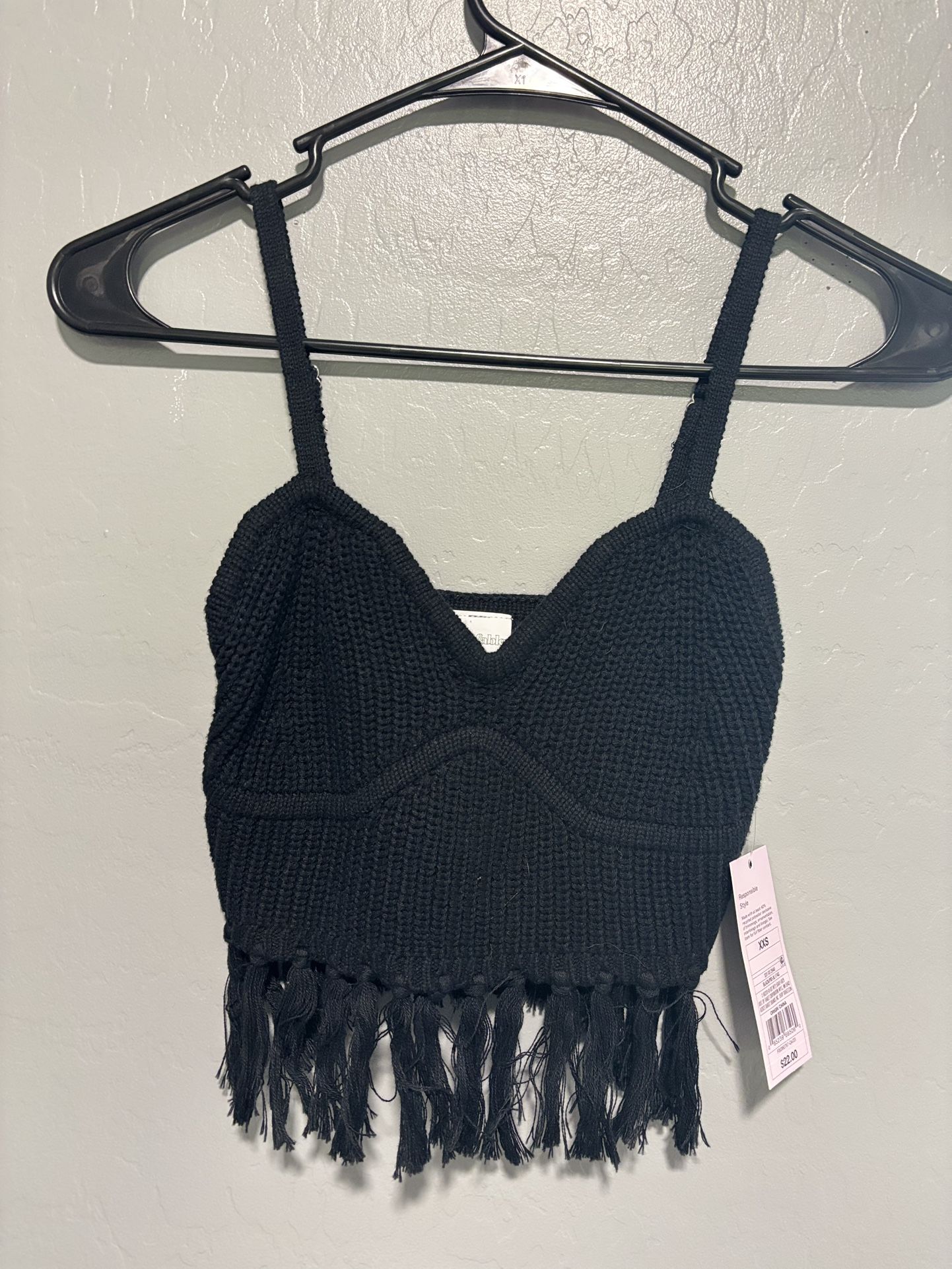 Black Crop Top