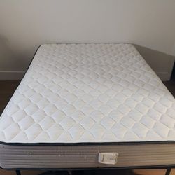 Full Mattress And Metal Fram