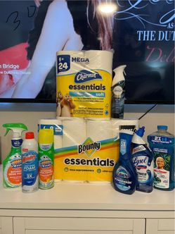 Scrubbing bubbles cleaning supplies
