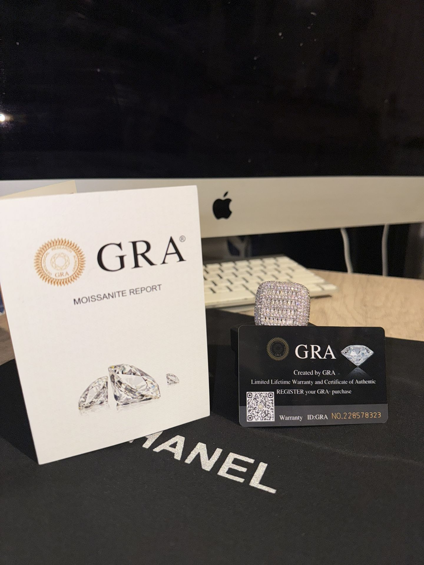 Mossanite Diamond Ring