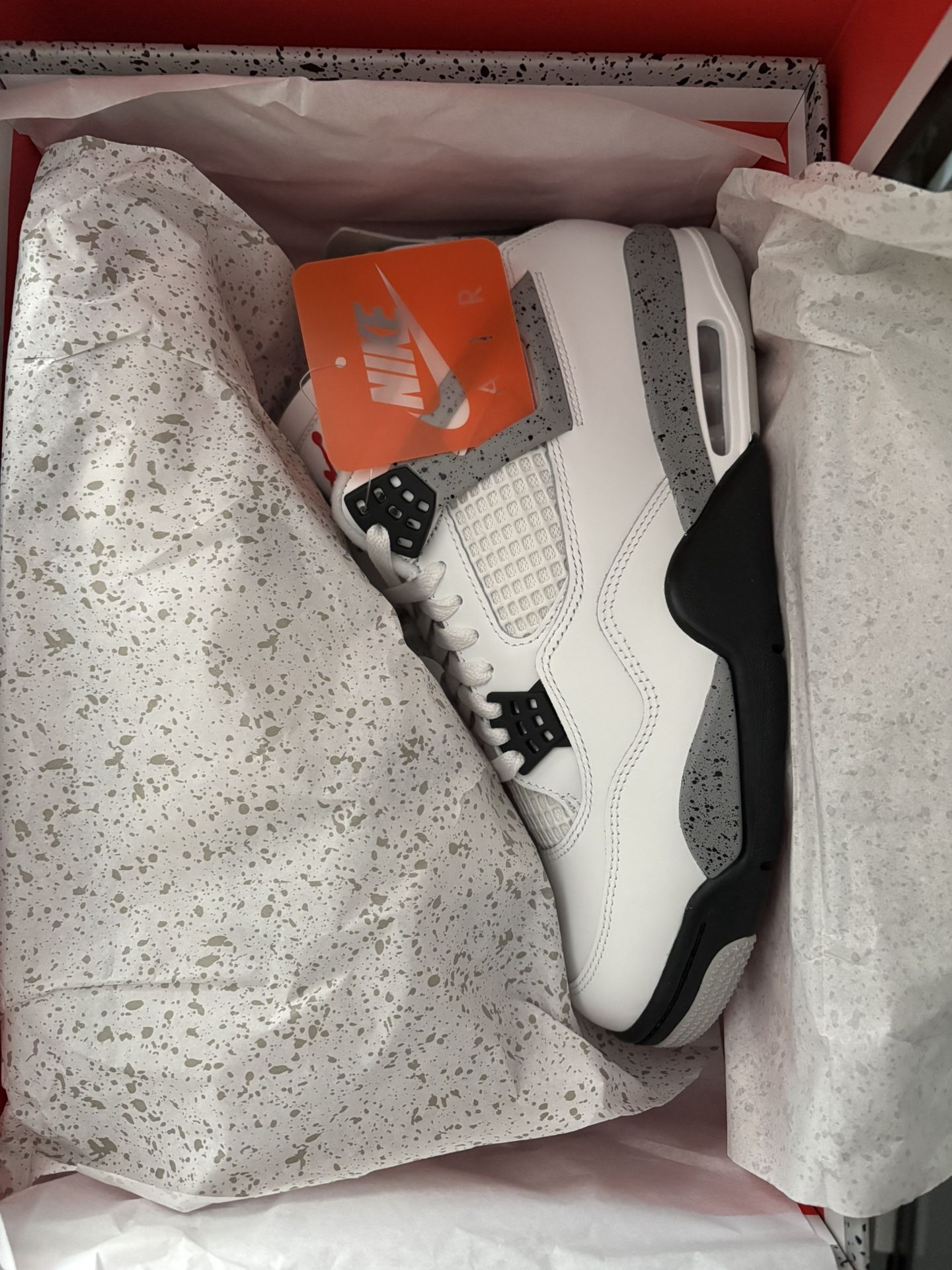 Air Jordan 4 Retro OG -Sz 10 White Cement DS