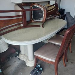 table and chairs