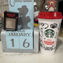 Starbucks Stranger Things Demogorgon Stopper/ Hot Cup