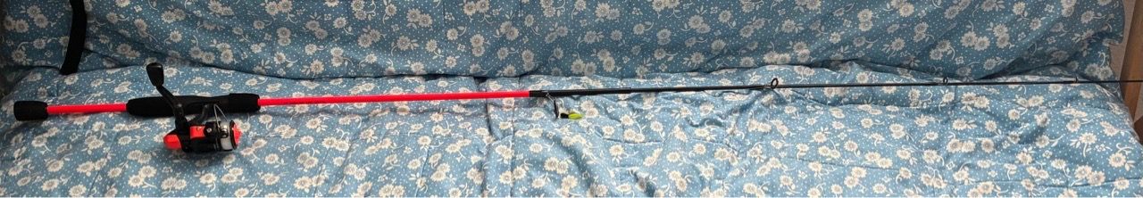 Orange Ozark Trail Spinning Rod and Reel Combo