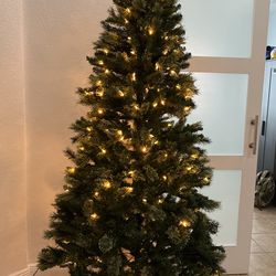 7 Ft Pre-Lit Christmas Tree