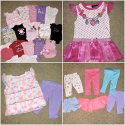 BABY GIRLS 0-3mo SUMMER CLOTHES