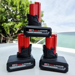 Milwaukee 12V 5Ah High Output Battery ($75 EACH)