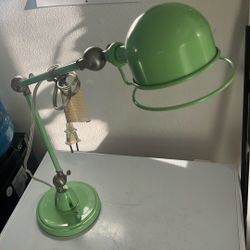 Pottery barn teen lamp mint green