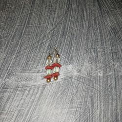 Mija Turquoise and Magenta Stack Earrings