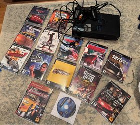 Sony PlayStation 2 PS2 Fat Console Bundle | 13 Games, 2 Memory Cards, Controller & Cords | Tested & Working!