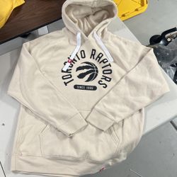Sportique 2XL Creme colored Toronto Raptors HTF Hoodie