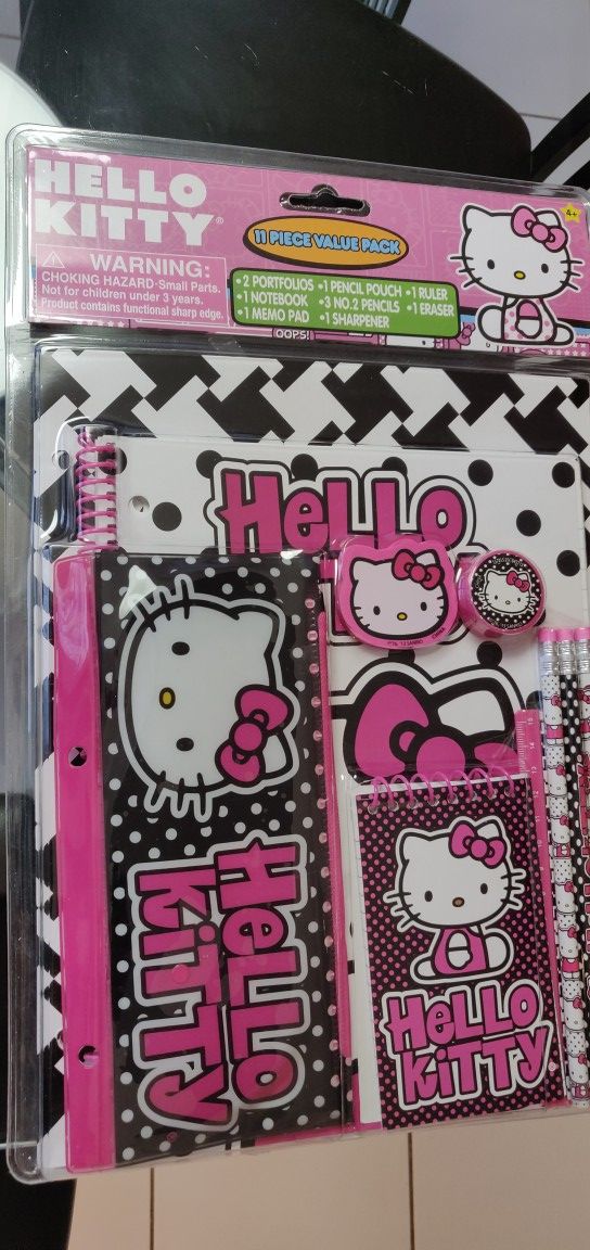 Hello Kitty 11pc stationary pack
