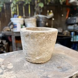 Handmade Limestone Planter 