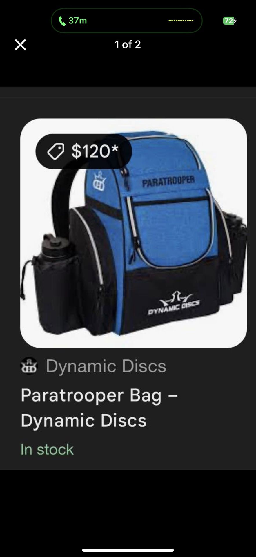 Paratrooper Bag- Dynamic Disc