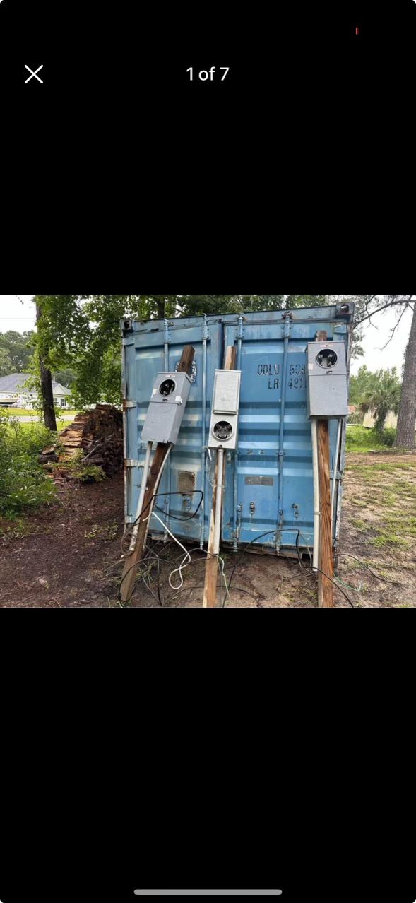 Temporary Power Poles