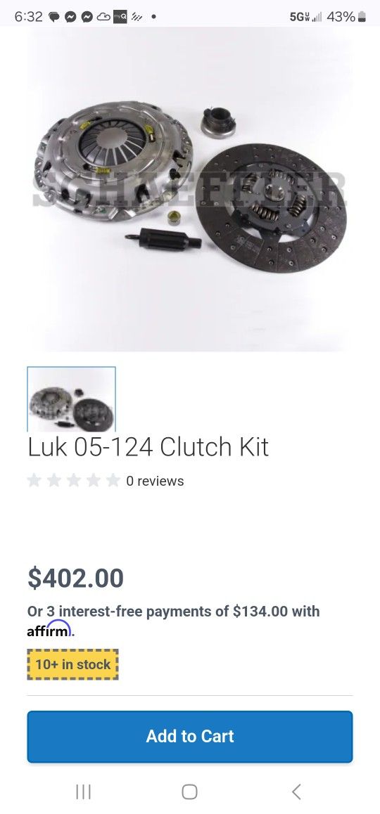 Brand New LUK Clutch Kit For 09-18 Ram 2500/3500 5.9/6.7 Diesel
