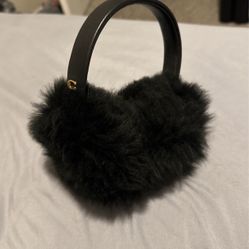 Coach Fluffy Earmuffs. 