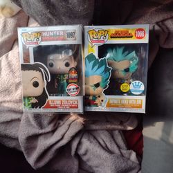 Illumi And Deku Funko Pops