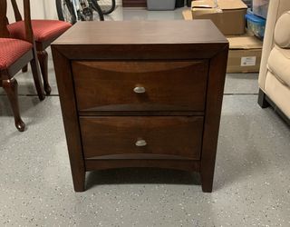 Wood Nightstand