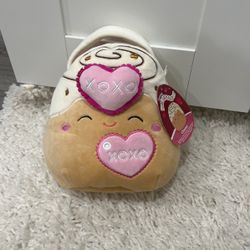 NWT Valentines Chanel Squishmallow Bag