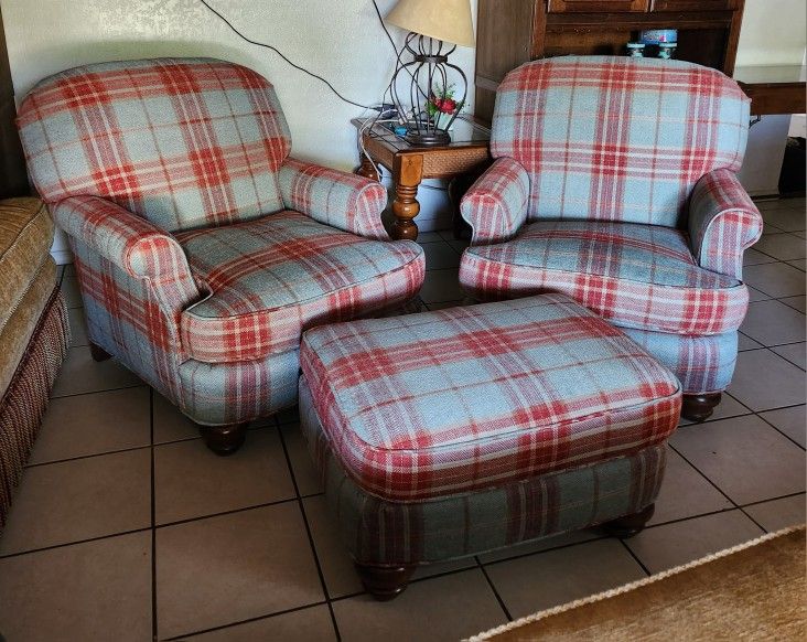 Sofa Chairs And Ottoman