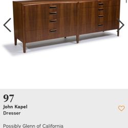 Glenn Of California Mid Century Dresser