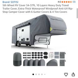 SOTISI 5th Wheel RV Cover 34-37ft