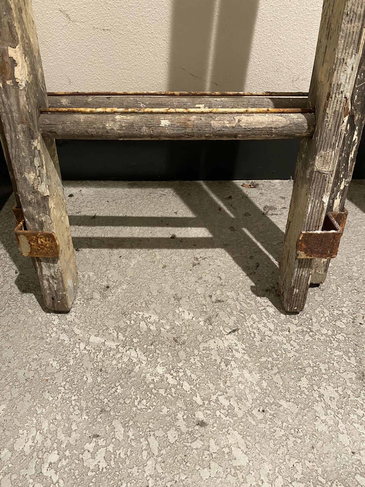 Antique Wooden Ladder from 1917