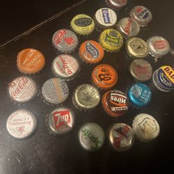 Steel Bottle Caps From Long Neck Bottles In The 40S To About The 90S