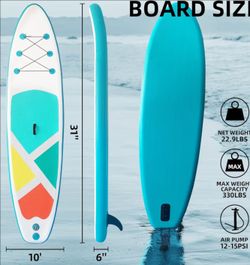 Inflatable paddle board
