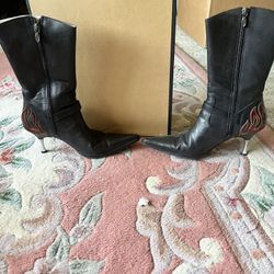 Harley Davidson Riding leather  boots women