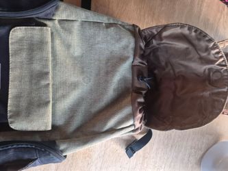 Canvas and Nylon Backpack