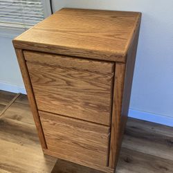 Wood File Cabinet