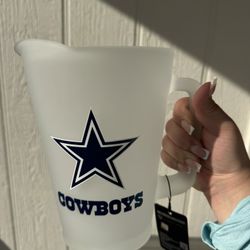 Frosted Glass Pitchers Dallas Cowboys – 56 oz