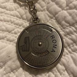 Roman Calendar Keychain
