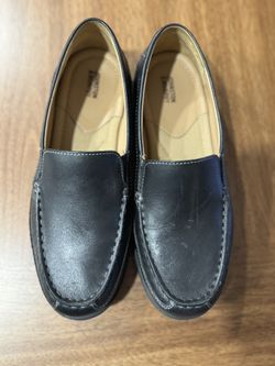 Boys Johnston & Murphy Locklin Black Leather Shoes