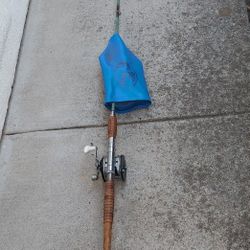 Vintage  Fishing REELS And Rod 