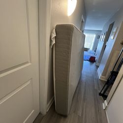 Queen Size Mattress And Collapsible Frame