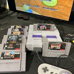 Super Nintendo & Games 