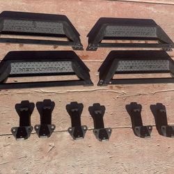 OEM 2022+ Nissan Frontier Off-Road Style Step Rails - Crew Cab - Like New