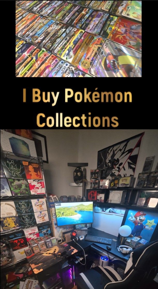 I BUY POKÉMON COLLECTIONS Singles, Graded, Sealed COLLECTIONS 